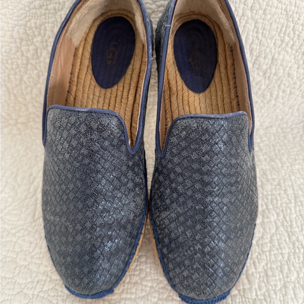 UGG Shimmering Blue Espadrilles for Women